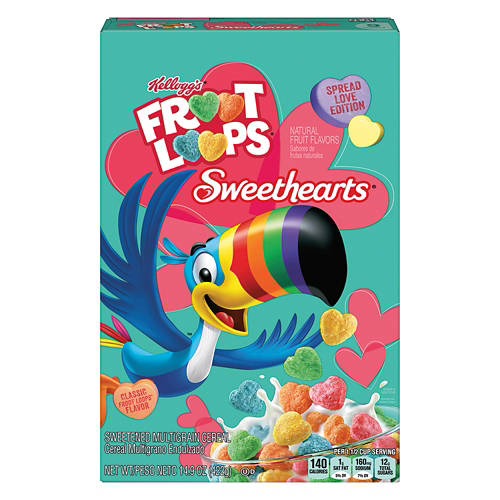 Kellogg's Heart Shaped Froot Loops, 14.9 oz